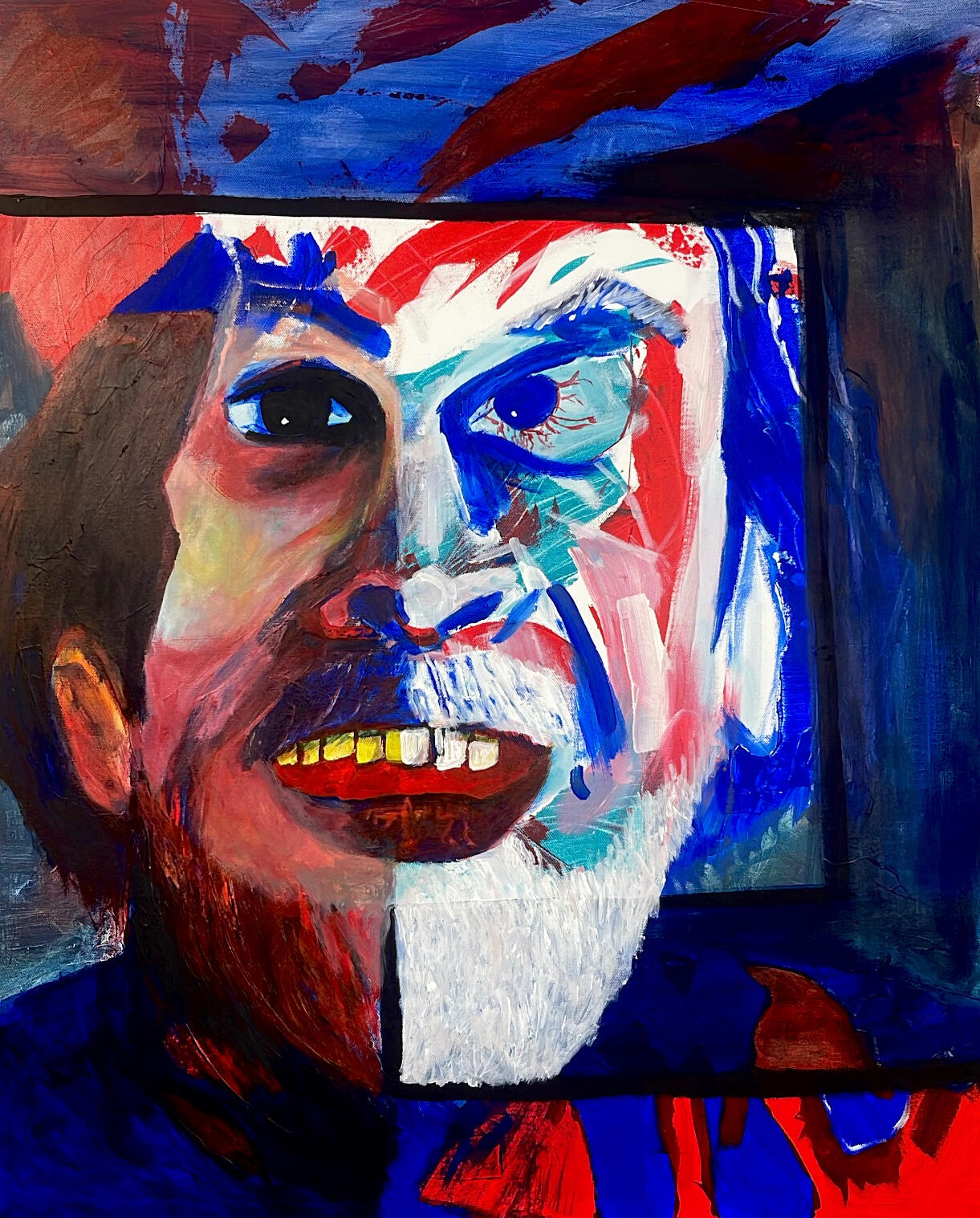 The Deman, acrylic on canvas 2025