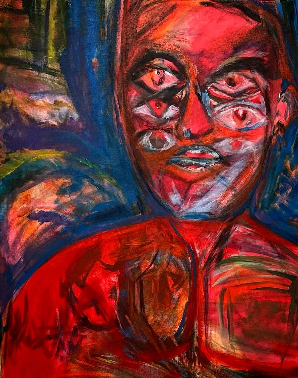 Turmoil, Acrylic, 2022