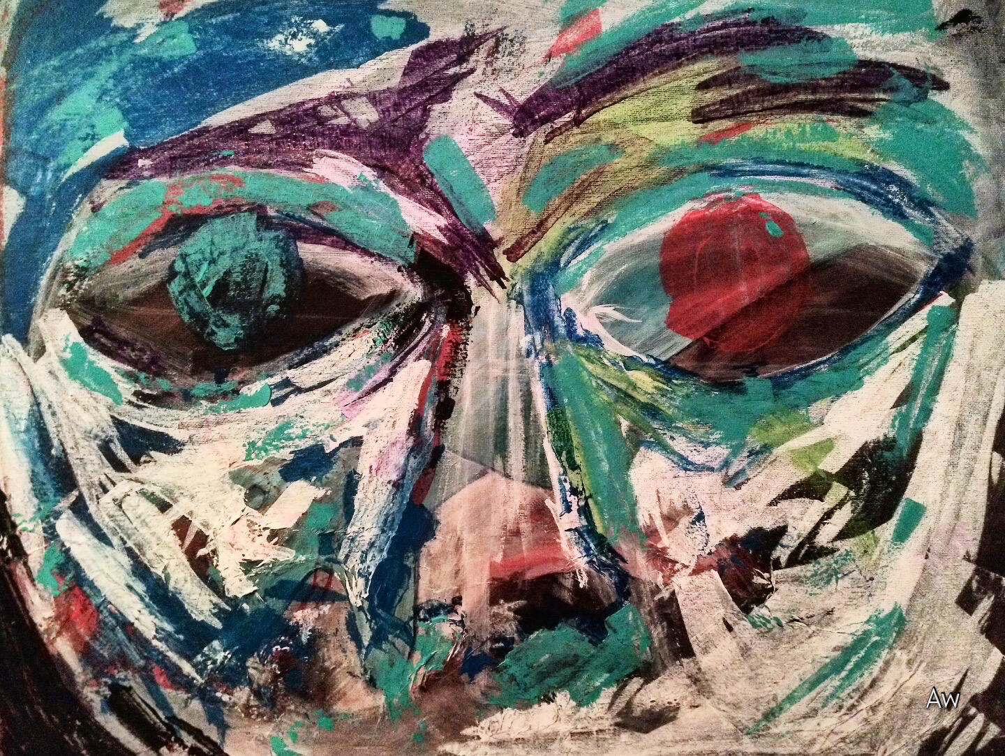 Untitled, Acrylic on Canvas, 2020