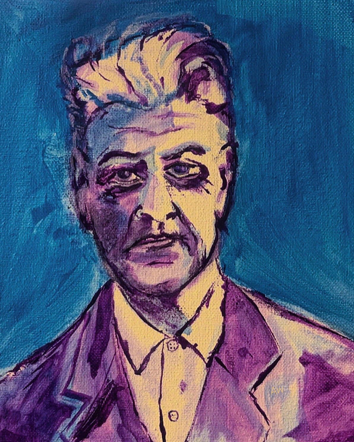 David Lynch, Acrylic on Canvas, 2025